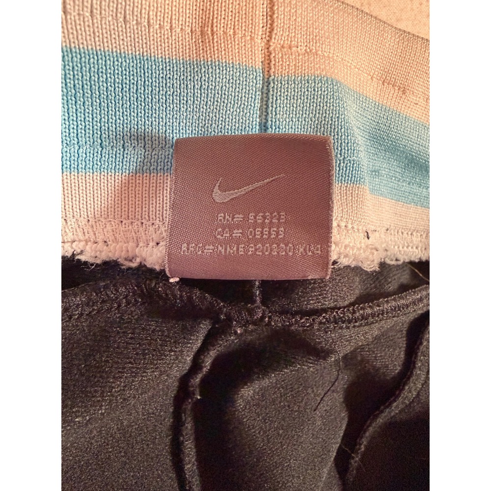 Nike Womens Track Pants Black Blue White Flare Leg Athletic Size Large - Picture 11 of 16